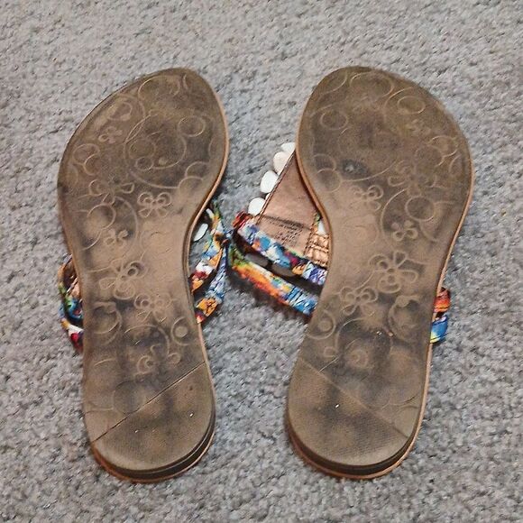 Palms embellished sandals  Sz 12 EUC - Picture 8 of 9